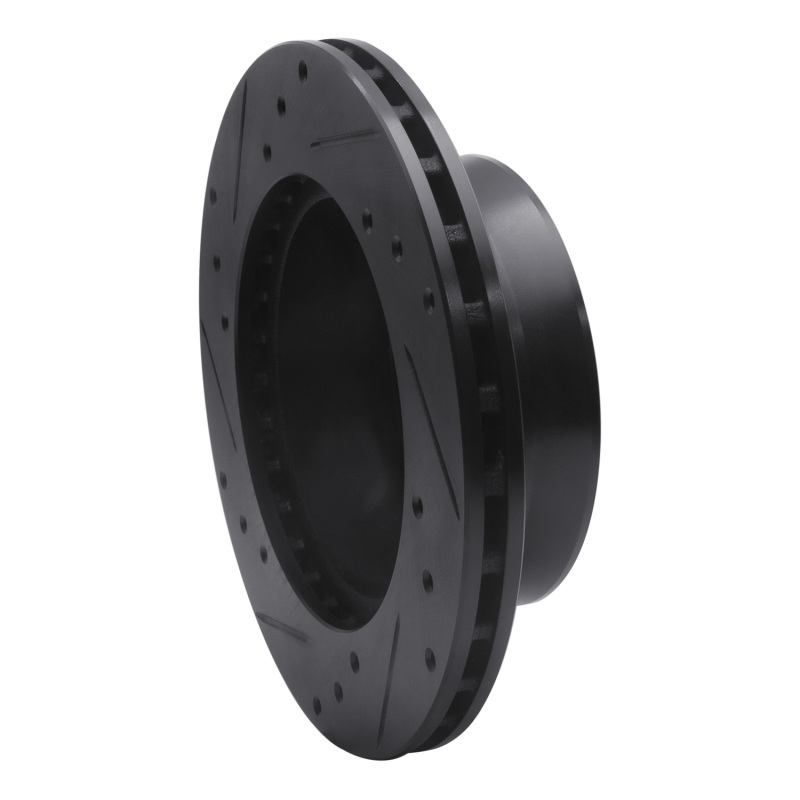 Dodge Sprinter Brake Rotor (1) - Front Right - R1 Concepts - Drilled & Slotted - Black - `02-`06